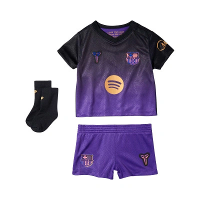 Conjunto FC Barcelona Segundo equipamento x Kobe 2026-2027 Bebé