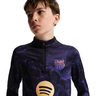 Kids FC Barcelona Pre-Match Away kit x Kobe 2026-2027 Sweatshirt