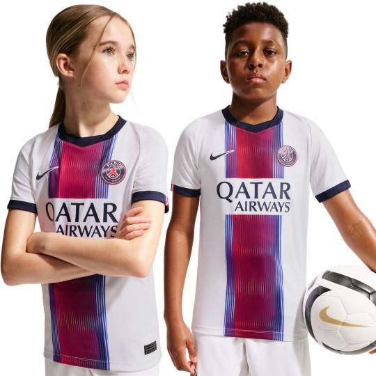 Jersey Nike Kids PSG Away kit 2026-2027 White - Fútbol Emotion
