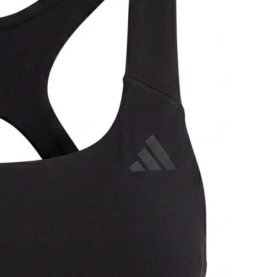adidas Sujetador de entrenamiento para impacto medio Optime — foto 5