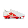 Kids Tiempo Maestro Club FG/MG -White-Blur-Brt Crimson