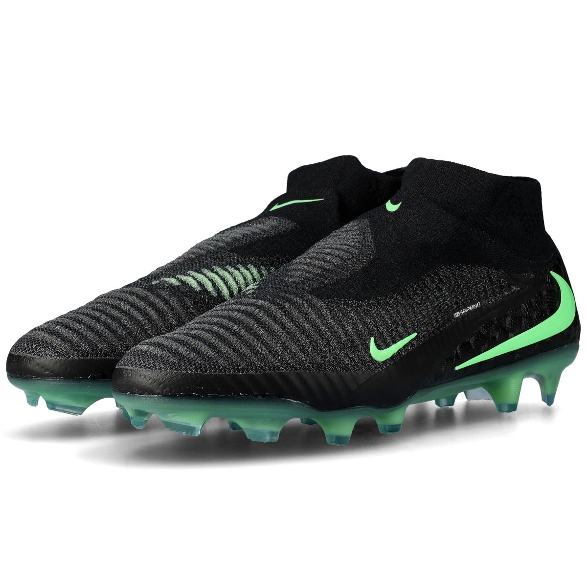 Football Boots Nike Phantom 6 High Elite FG Black-Illusion-Green