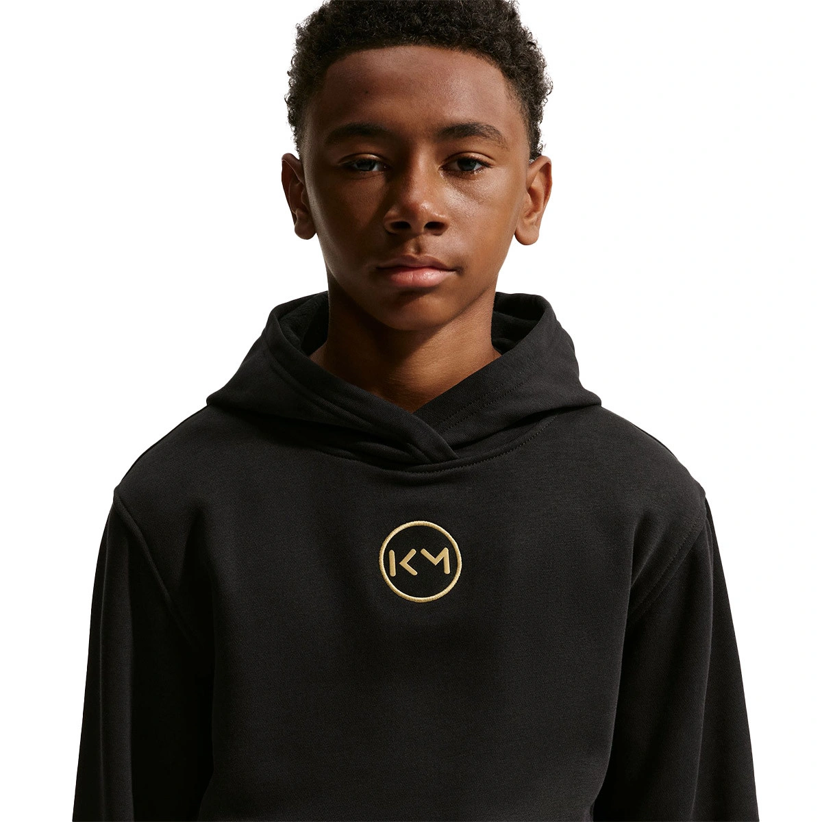 sudadera-nike-club-fleece-hoody-km-ninos-black-metallic-gold-2