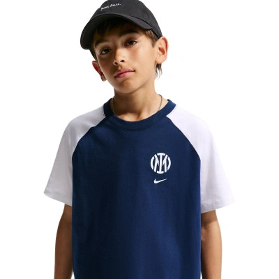 T-Shirt Inter de Milão Fanswear 2026-2027 Criança