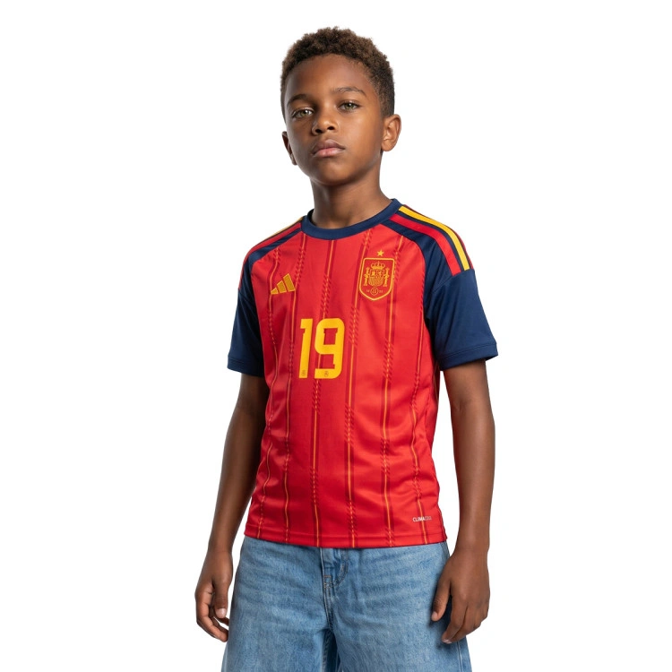 camiseta-adidas-espana-primera-equipacion-mundial-2026-nino-lamine-red-2