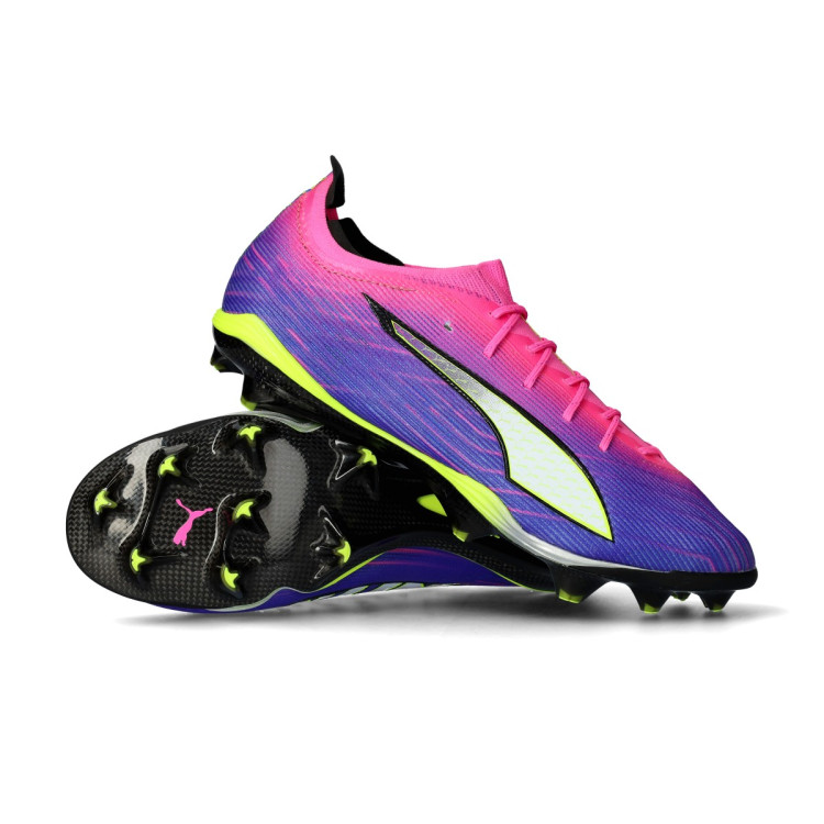 Football Boots Puma Ultra 6 Carbon Nitro FG Blue-Luminous Pink