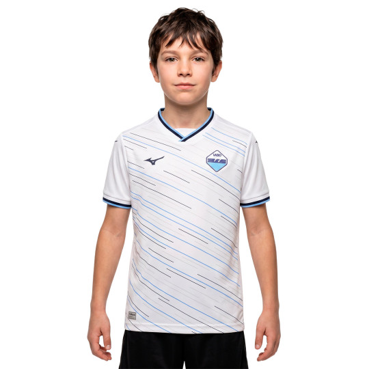 Jersey Mizuno Kids Lazio Away kit 2026-2027 White - Fútbol Emotion
