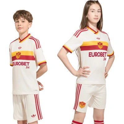 Camiseta As Roma Segunda Equipación 2026-2027 Niño