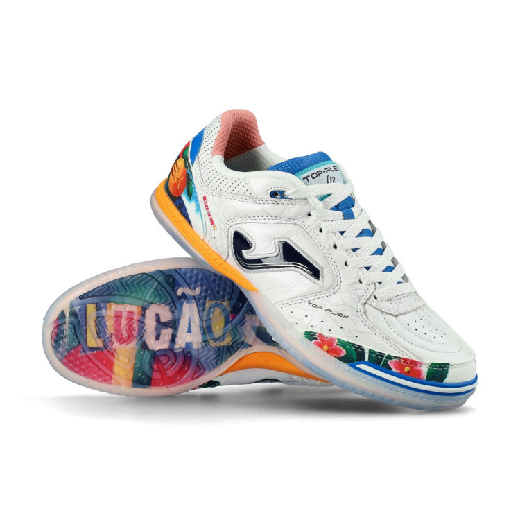 Futsal Shoes Joma Joma Top Flex Futsal Shoes Indoor Lucao White