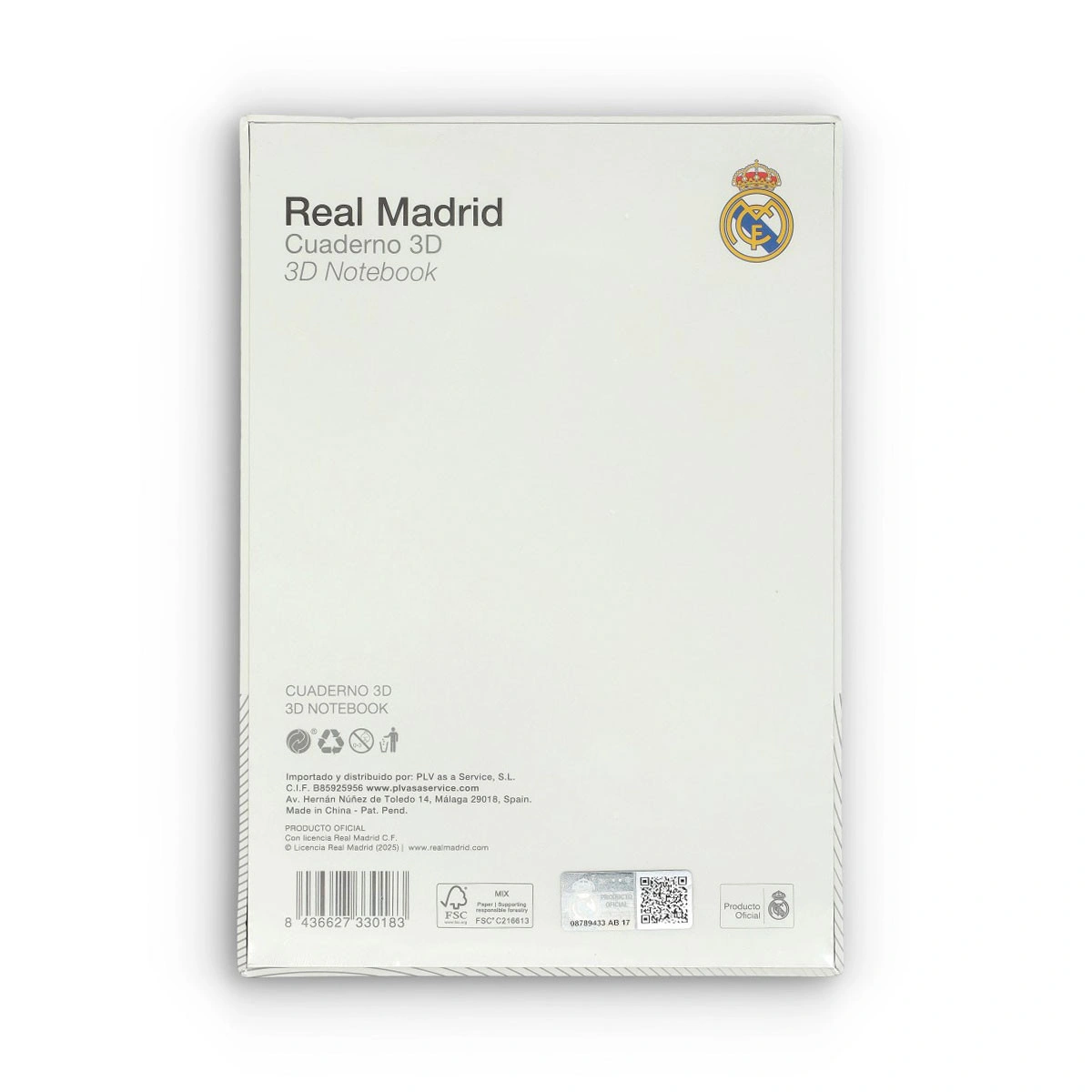 varios-real-madrid-cf-cuaderno-real-madrid-blanca-talla-m-multicolor-1