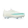 Kids Air Zoom Mercurial Vapor 17 Pro FG-White-Dusty Cactus