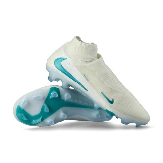 Bota Phantom 6 High Elite FG White-Dusty Cactus-White