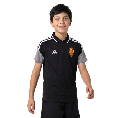 Technisches Auswärtspoloshirt Real Zaragoza 26-27 Kinder Poloshirt