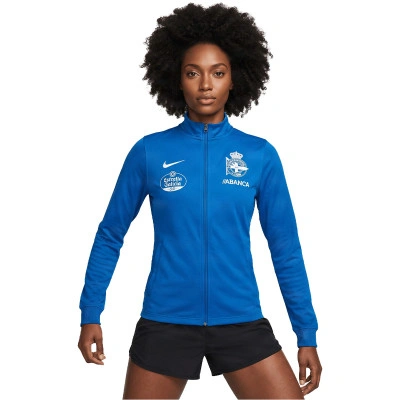 Chamarra R.C. Deportivo de A Coruña Paseo Jugador 2026-2027 Mujer