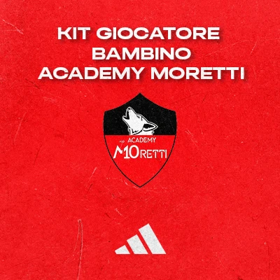 Giocatore Bambino Academy Moretti Kit