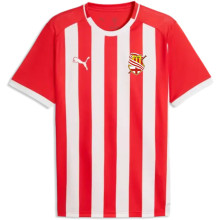 team Liga 26 Striped Niño CE MANRESA 1a eqi jugador base Jersey Red-White