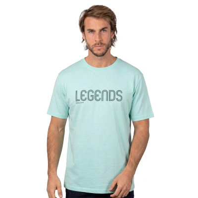 Camiseta 1990 Legends Faces Ligth Green