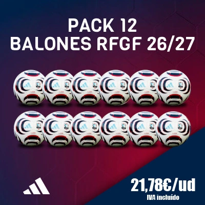 Balón Pack 12 unidades RFGF 2026-2027