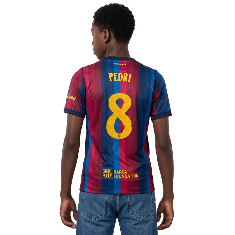 camiseta-nike-camiseta-fc-barcelona-primera-equipacion-pedri-2026-2027-nino-garnet-0
