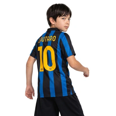 Kids Inter Milan Home Kit Lautaro 2026-2027 Jersey