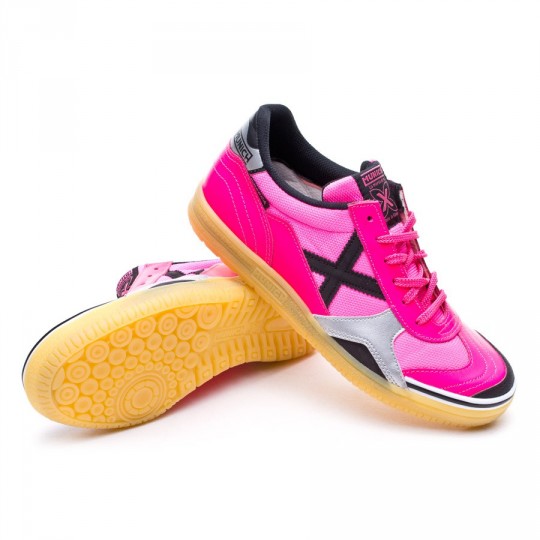 boots Munich Gresca Fuchsia-Black Fútbol Emotion