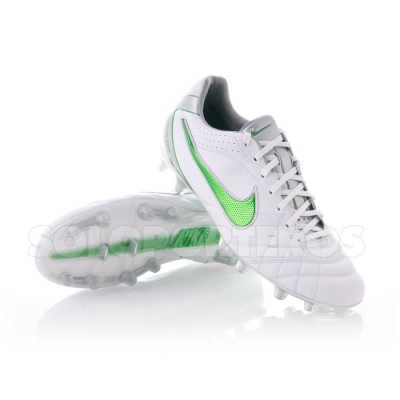 nike tiempo blancas y verdes
