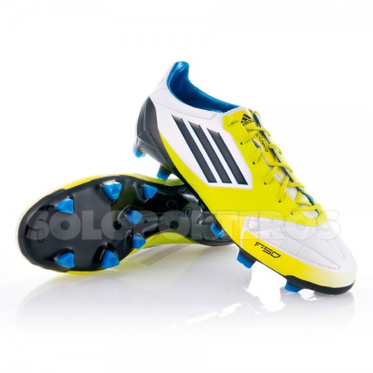 Bota de fútbol adidas F50 Adizero TRX FG Piel Blanca-Lima - Tienda de  fútbol Fútbol Emotion