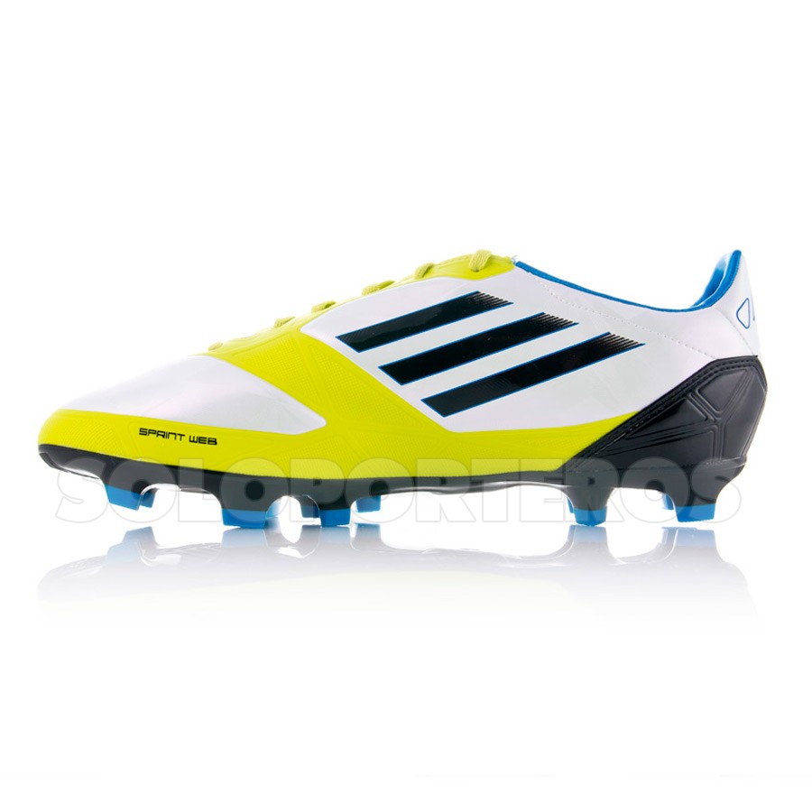 Football Boots adidas F30 TRX FG White-Lime - Football store Fútbol Emotion