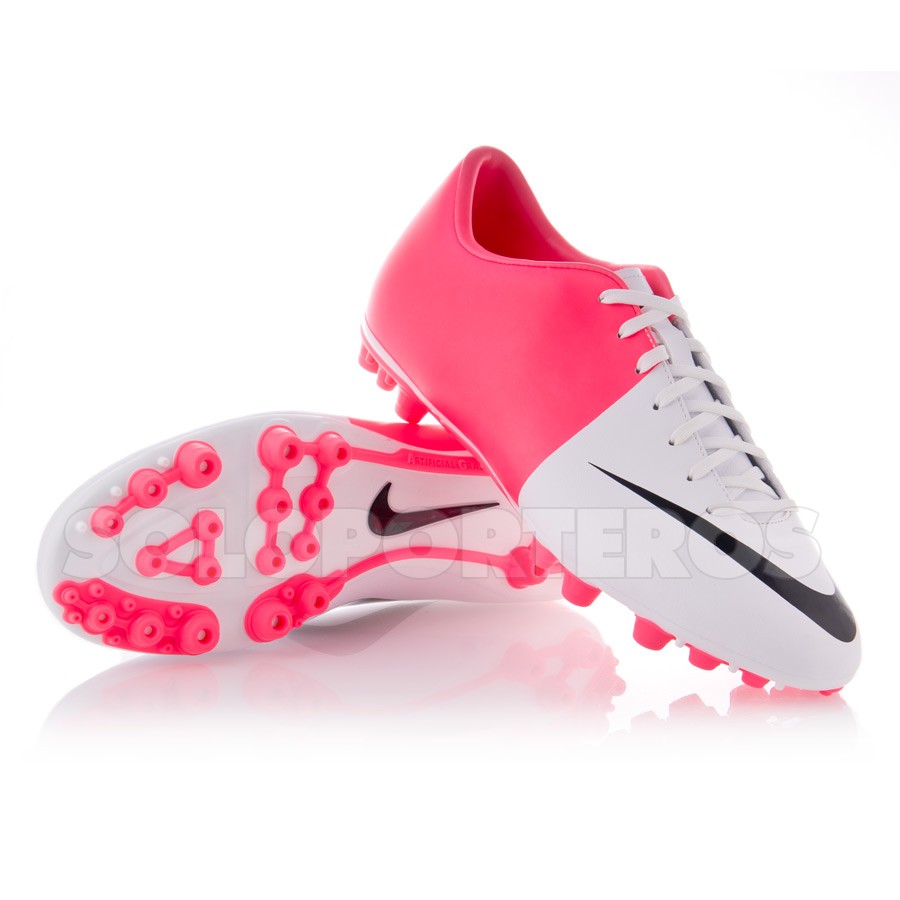 zapatos de futbol rosados nike