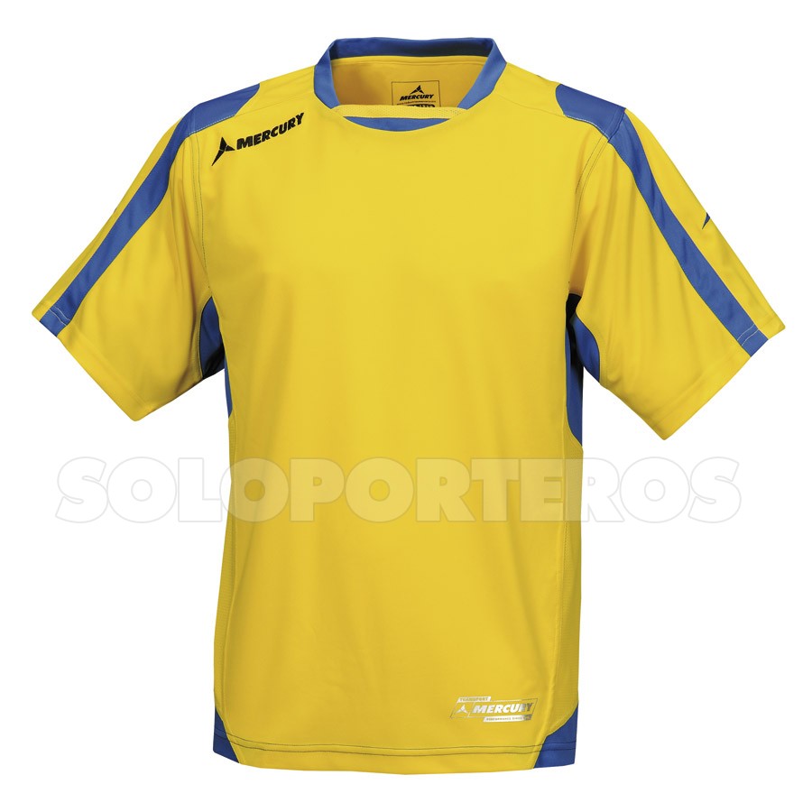 Camiseta Mercury Roma Amarilla-Azul - Tienda de fútbol Fútbol Emotion