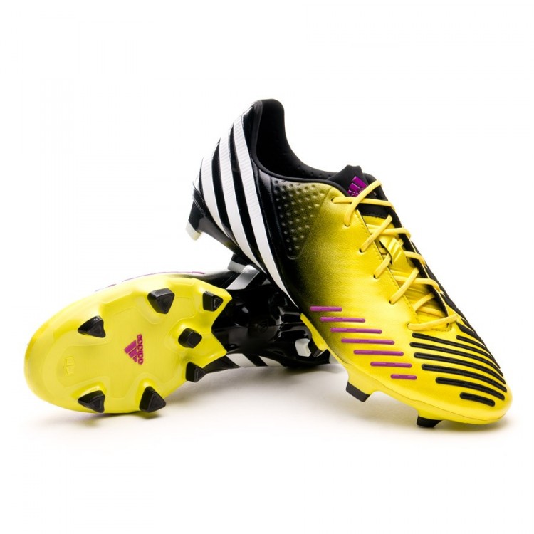 crampon adidas jaune et noir