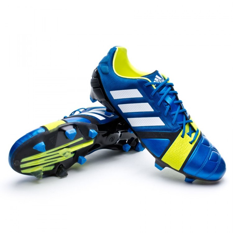 Bota de fútbol adidas Nitrocharge 1.0 TRX FG Azul-Electricity - Tienda de  fútbol Fútbol Emotion