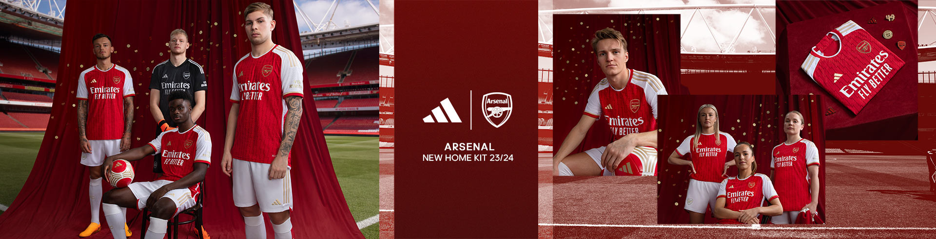 Adidas Arsenal New Home Kit 23/24 ALL