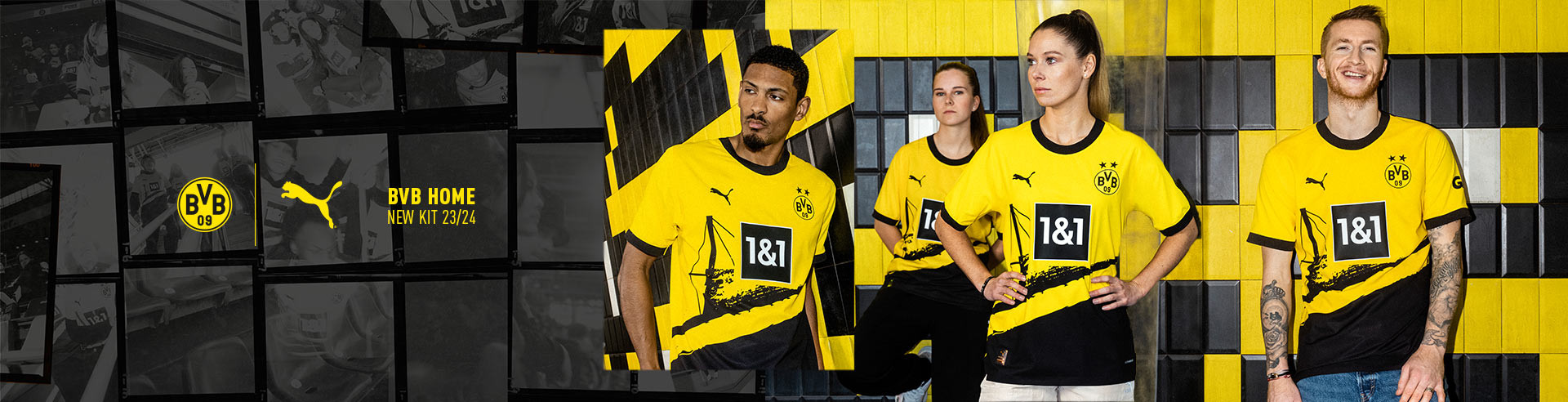 PUMA BVB Borussia Dortmund New Home kit 23/24 ALL