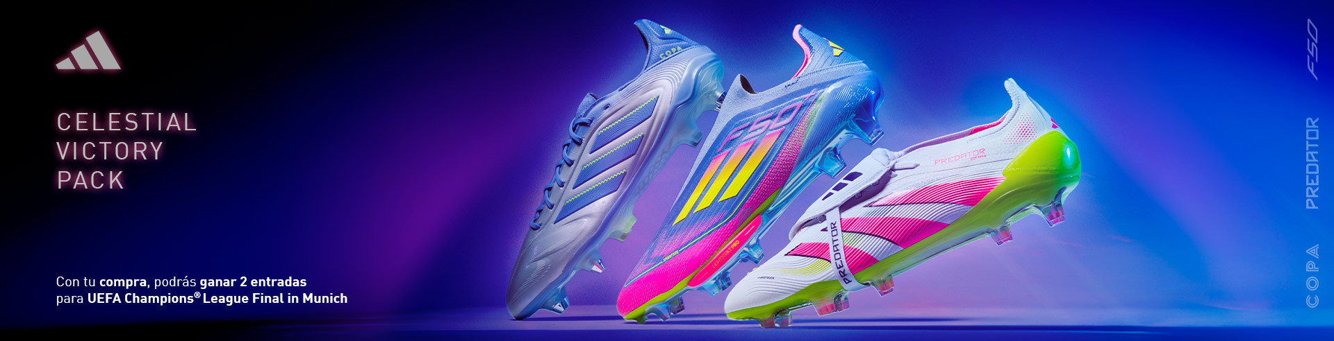 adidas celestial victory pack 2025 es todas las gamas
