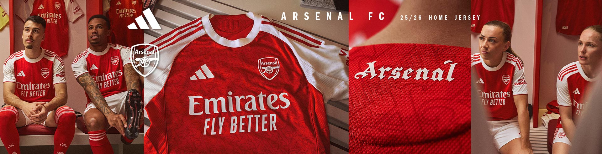 adidas arsenal fc home kit 25 26  all