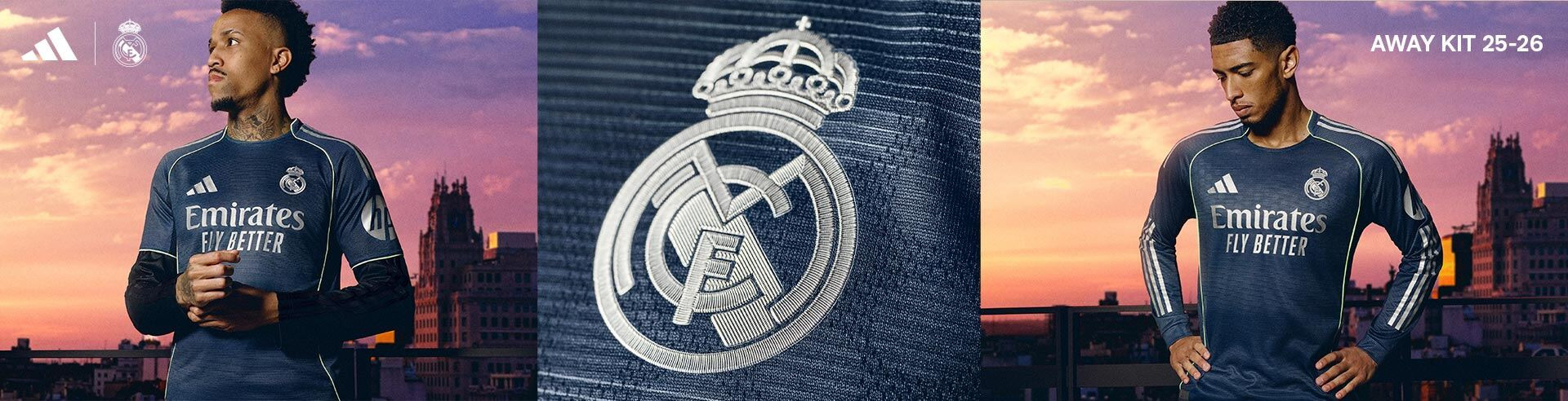 adidas real madrid away kit 25 26 all (quitar home en unos dias)