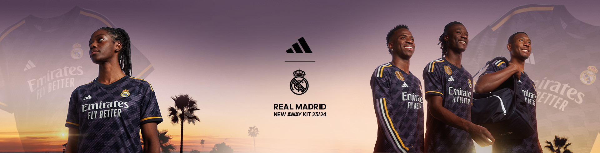 Adidas Real Madrid Away Kit 23/24 ALL
