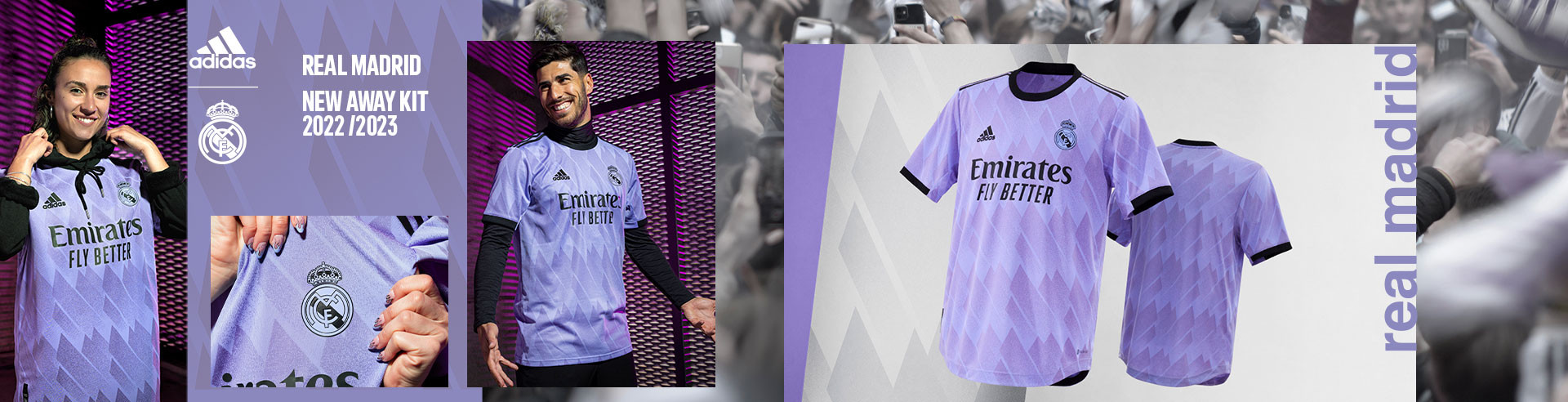 ADIDAS REAL MADRID NEW AWAY JERSEY 2022 2023 JUNIO ES