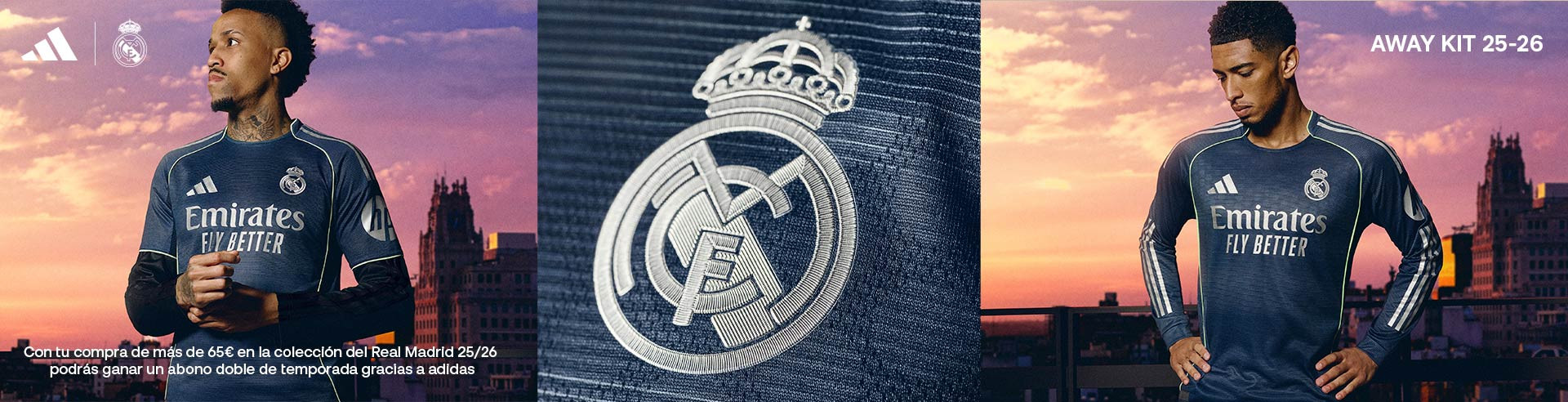 adidas real madrid away kit 25 26 es con sorteo