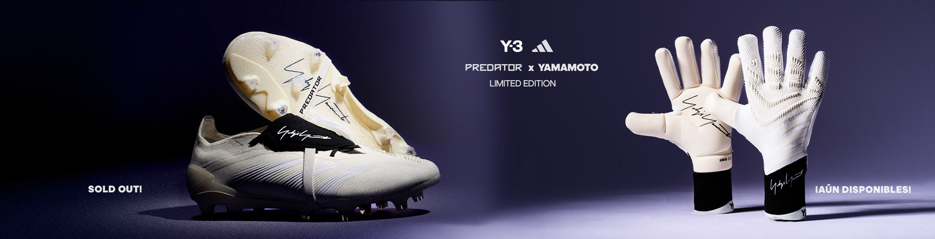 adidas predator yamamoto marzo 2024 es sold out y guante