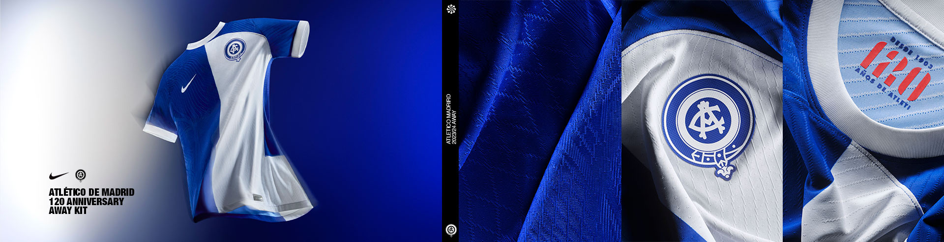 NIKE ATLÉTICO DE MADRID NEW AWAY KIT 23/34