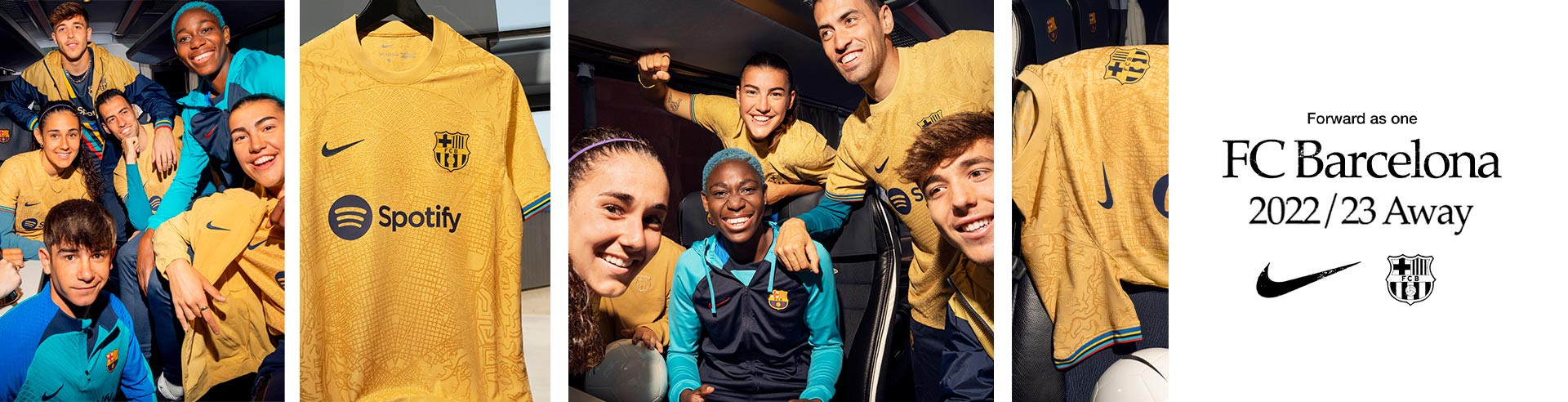 NIKE FC BARCELONA NEW AWAY KIT 2022 2023 JULIO 2022