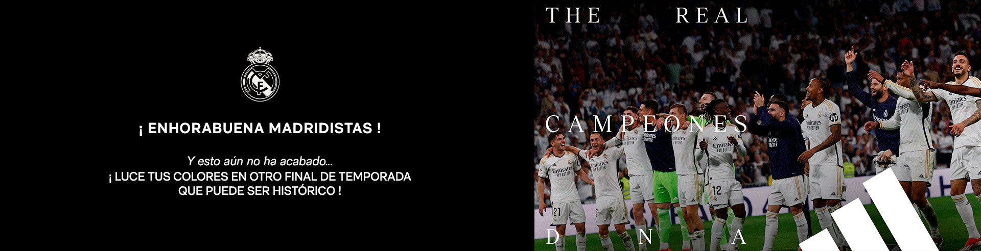 Adidas Real Madrid Campeones de Liga 2024 ES