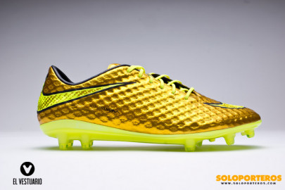 Hypervenom especiales en color oro para Neymar Jr.