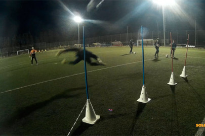 Calentamiento progresivo para el portero de fútbol
