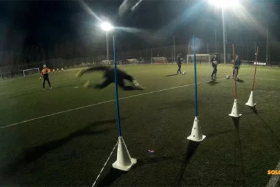 Calentamiento progresivo para el portero de fútbol