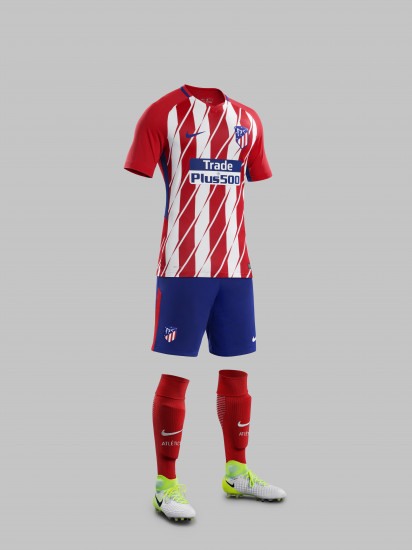 El Atlético de Madrid presentó su camiseta para la temporada 2017-18