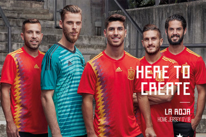 La camiseta de España para la Copa del Mundo Rusia 2018