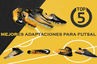 Top 5 mejores adaptaciones de botas de fútbol para futsal